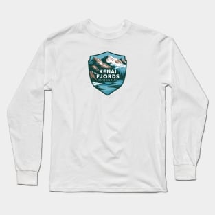 Kenai Fjords National Park Emblem Long Sleeve T-Shirt